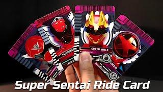 Gozyuger Boonboomger Kingohger Gokaiger Cutom Ride Card | Kamen Rider Decade Henshin CSM Decadriver