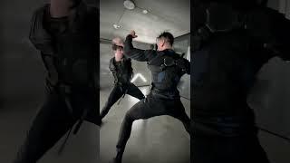 CRAZY STUNT FIGHT! @TonyFA #shorts #stunt #stunts #actor #trending #howto