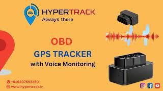 Hypertrack OBD Car GPS Tracker With Voice Monitoring