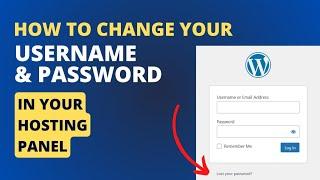 Lost Your WordPress User Login? Here's How to Recover it via cPanel