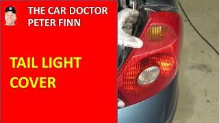 How to replace rear Tail Light cover Console Ford Mondeo. Years 2000 to 2022
