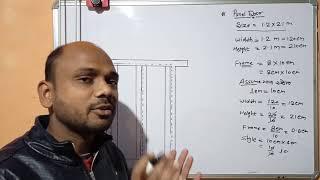 building drawing 1st, panel door drawing,fully panel door drawing in Hindi, panel door section