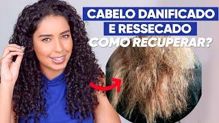 COMO RECUPERAR O CABELO CACHEADO DANIFICADO E RESSECADO | JULIANA LOUISE