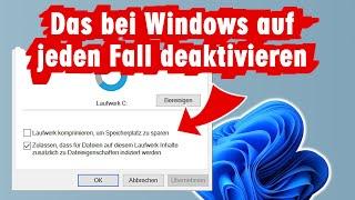 Gar keine gute Idee in Windows - Laufwerk komprimieren - verbraucht doppelt Speicher