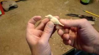 Whittling a bird out of a creative block