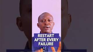 How to Restart After Every Failure #coaching #motivation  #clarifytoclinch #successmindset #shorts