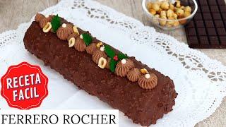 BRAZO DE GITANO O DE REINA DE FERRERO ROCHER | RECETA FÁCIL | LaDulcepedia