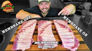 DOES REMOVING MEMBRANE MATTER? | WE TESTED 3 MEMBRANE METHODS! | Fatty's Feasts