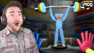 HUGGY WUGGY WORKOUT MOD!!! (Super Buff) | Poppy Playtime Gameplay (Mods)