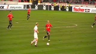 Sven Ulreich Vfb Stuttgart vs Mainz 05 Parade S.Ulreich et tete de C.Molinaro Bundesliga 2010-2011