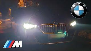 The All New BMW 520d POV NIGHT DRIVE Ambient LIGHTING | 2024 G60 5 Series