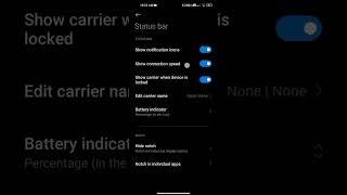 Show Data Speed or Battery Icon Indicator || Status Bar || Xiaomi device.