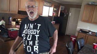 GRANDPA GETS ROBBED! (PRANK BACKFIRE)