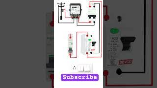 House wiring diagram single phase house wiring#shorts #electical #mrengineer