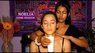 NOELIA - RELAXING ASMR SESSION / WITH GENTLE WHISTERS AND DELICATE CARESSINGS