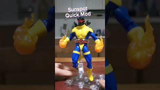 Sunspot Mod in X-Uniform Marvel Legends X-Men X-Force Hasbro Pulse