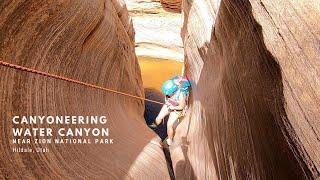 A Quick Guide to Canyoneering Water Canyon near Zion National Park, Utah