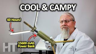 BougeRV Telescopic 3000 Lumen IP54 Outdoor 15600mAh Camping Lantern