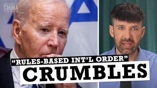 U.S.' "rules based order" up in flames as Biden backs Netanyahu over ICC