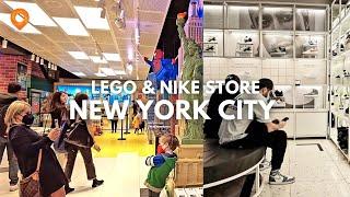 THE NEW LEGO Store and Nike Store in New York City [4K]