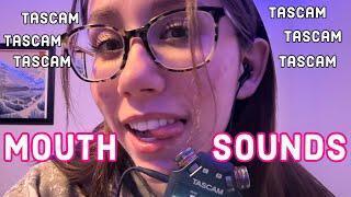 ASMR | extremely sensitive tascam mouth sounds for guaranteed tingles 