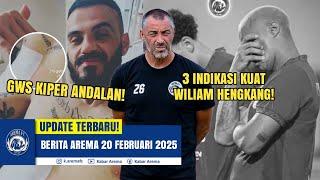 GWS KIPER ANDALAN!! Aremania Harus Legowo? 3 Indikasi Kuat William Marcilio Hengkang