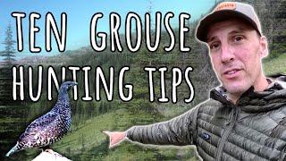 How to FIND GROUSE. Ten Grouse Hunting Tips!