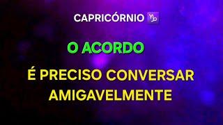 CAPRICÓRNIO ️ HORA DE SENTAR E CONVERSAR AMIGAVELMENTE, esse acordo precisa acontecer #tarot