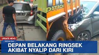 Tak Sabaran! Ketiban Apes Gara-gara Asal Nyalip dari Kiri