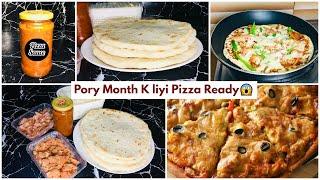 Pory Month K liyi Pizza Bna Dia | Homemade Pizza Sauce , Pizza Bread Recipe