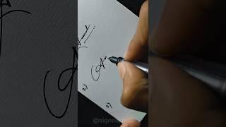 A letter signature style #signoartist #signature