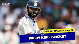 Every Virat Kohli dismissal in Australia this summer | Australia v India 2024-25