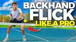 How to Hit a Backhand Flick in Pickleball Like the Pros!