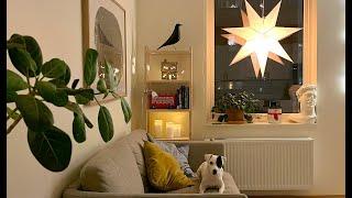 Nordic simple home life, Christmas decor, slow living /Silent vlog Oslo, Nøklevann, Papegøye café