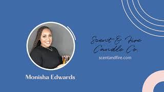 Monisha Edwards of Scent & Fire Candle Co. | BGV x Equilibria Pitch Competition