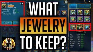 RAID: Shadow Legends | What gear to keep? Jewelry / Jewellery guide! Best way to grind silver!