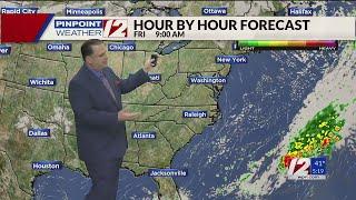 WPRI 12 Weather Forecast for 10/11/24:  Chilly start, mild afternoon today