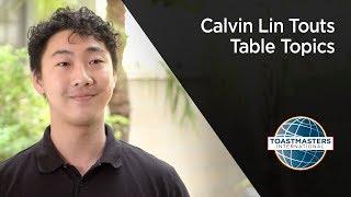 Calvin Lin Touts Table Topics