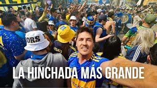 Me infiltré en la HINCHADA MÁS GRANDE DEL MUNDO 🟡 Primera vez en Boca Vs River ️️