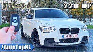 220HP BMW 114i F20 REVIEW on AUTOBAHN [NO SPEED LIMIT] by AutoTopNL