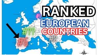 All 44 Countries in EUROPE Ranked WORST to BEST in 2024