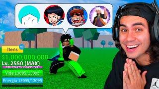 Youtubers Atualizam minha conta por 24 horas no Blox Fruits