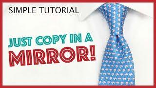 How to Tie-a-Tie - The Quick and Easy 'Oriental' Tie Knot (Mirrored)