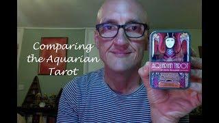 Comparing the Aquarian Tarot with the tinned version  A request from Kelly at The Truth in Story