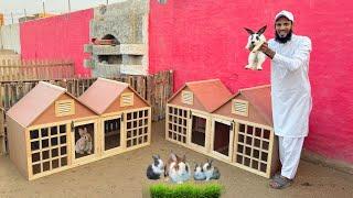 Rabbit House Almost Completed  || Bakri Or Osky Bachy Chaly Gaye 