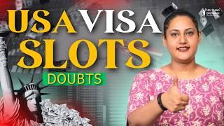 Doubts about US Visa Slots and F1 Visa Interview | US Visa Slots Opening #studyinusa