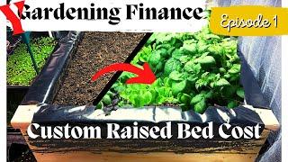 Can You Afford AN INDOOR Raised Bed | Garden Costs | Yardening Finance Episode 1 | Guten Yardening