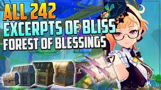 Guide to ALL Excerpts of Bliss & Chests in Simulanka | Forest of Blessings | Genshin Impact 4.8