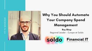 Financial IT Interviews Roy Skop, Head of European Sales at Soldo