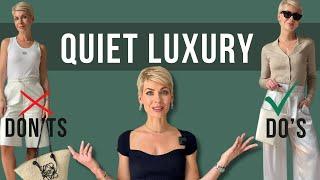 Quiet Luxury Outfits: Do's and Don'ts | How to Look Elegant, Comfortable, and Effortlessly Chic